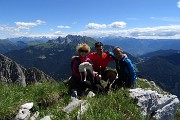 Presolana orientale ad anello con Monte Visolo il 15 luglio 2016- FOTOGALLERY